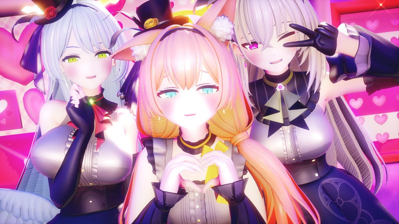 【ブルアカMMD】トリニティのアイドルライブ！【伊落マリー/歌住サクラコ/蒼森ミネ】