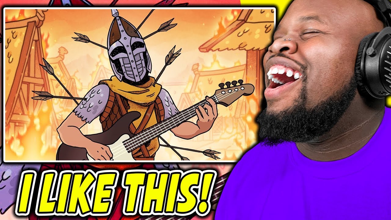MUST HAVE BEEN THE WIND: Skyrim Guard Song ■ The Chalkeaters feat. Black Gryph0n [REACTION]
