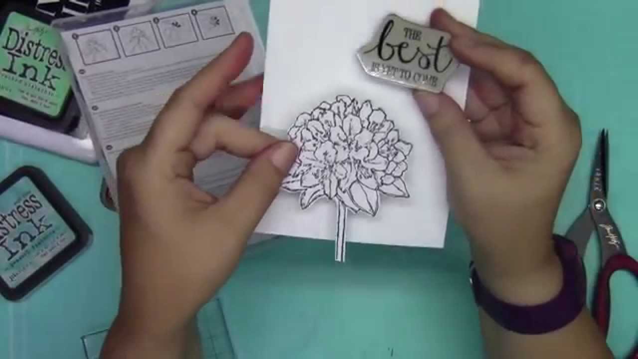Stampin' Up! Watercolor Best is Yet to Come Card with Embossing and Ironing