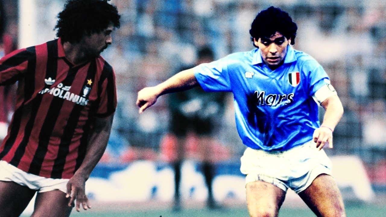 Diego Maradona vs AC Milan 1990/91 Serie A - Last Game at San Siro