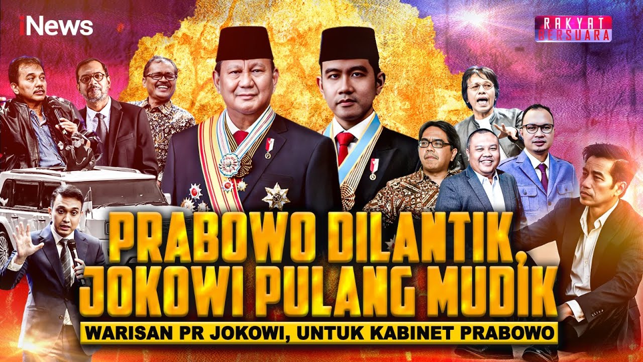 🔴LIVE Prabowo Dilantik, Jokowi Pulang Mudik - Rakyat Bersuara 22/10
