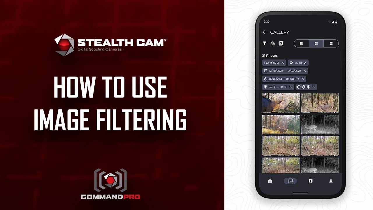 How To Use Image Filtering | Stealth Cam Command Pro