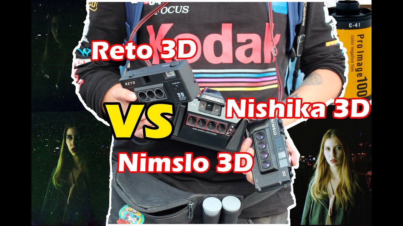 RETO 3D vs NIMSLO 3D vs NISHIKA N8000
