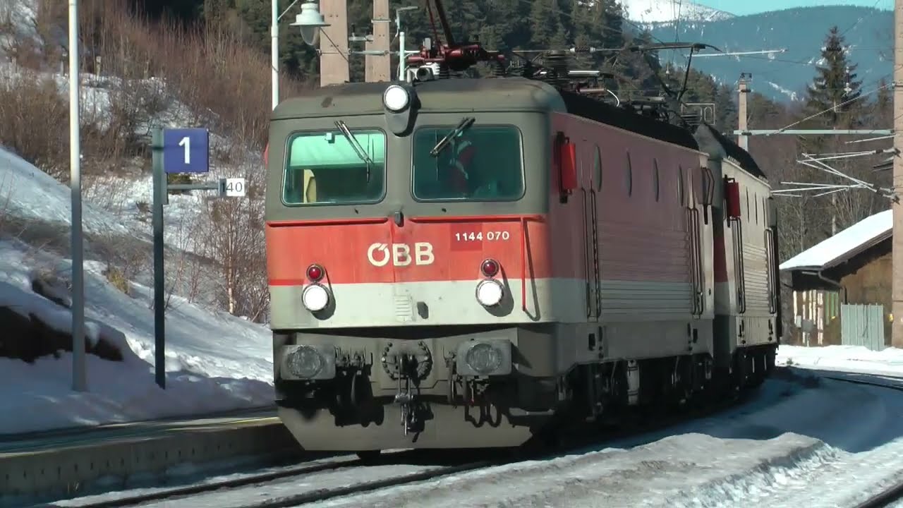 DIE SEMMERINGBAHN NORDRAMPE - Von Eichberg und Semmering 14 02 2023