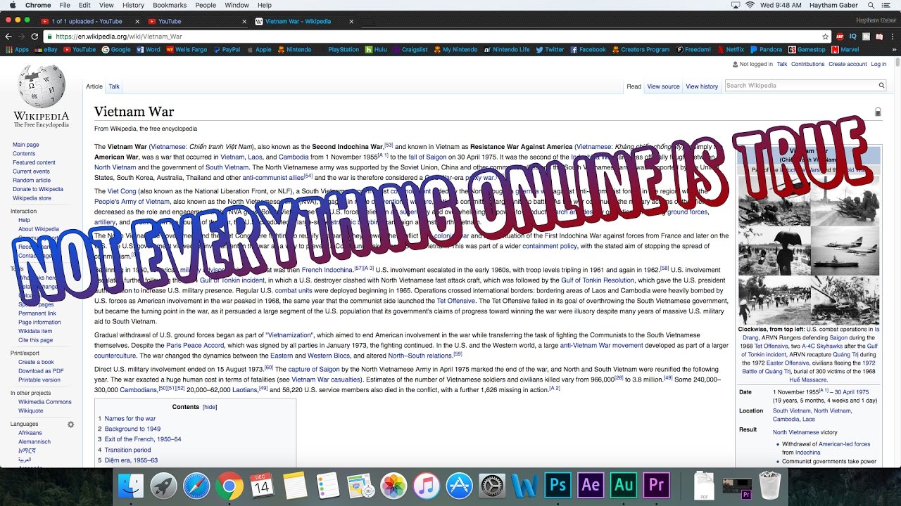 Not Everything You Find Online Is True PSA-HaythamGStudios
