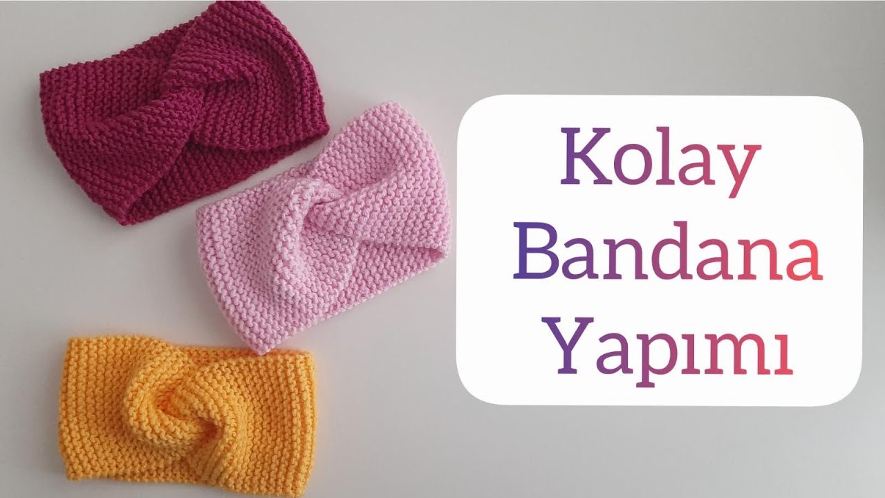 Bandana Yapımı | Bebek & Çocuk Bandana Ölçüleri Basit Anlatım