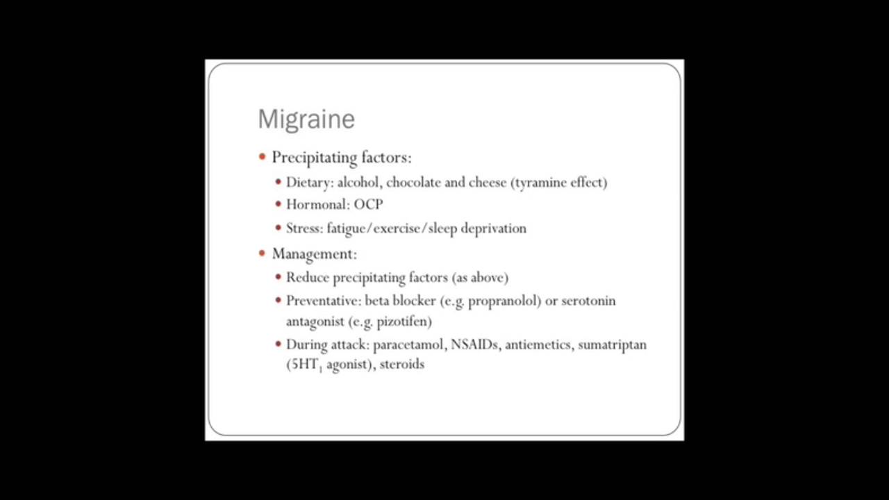 Neurology - headache