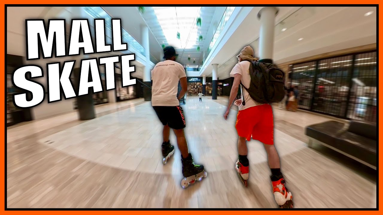 SKATING INSIDE A MALL @rollerbearding