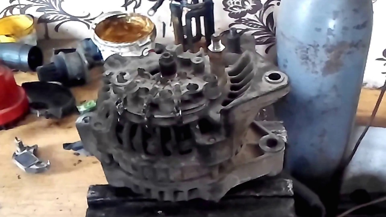 OPEL ASTRA G 1.6 HOW TO REPAIR ALTERNATOR