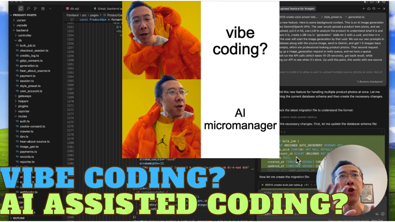 Vibe coding? AI assisted coding? I prefer being an AI micromanager