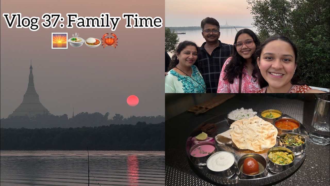 Sister Visiting Us❤️ | Family Day Out in Mumbai🌅 Sunset & Maharashtrian Dinner😍| Vlog 37 #familyvlog