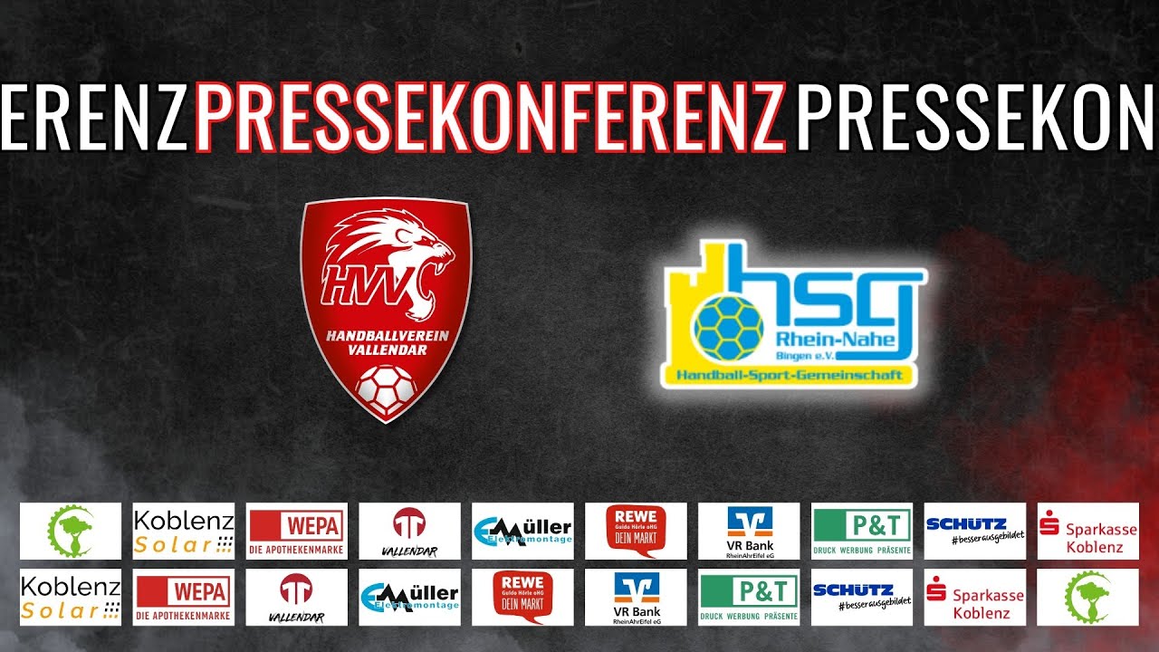 Pressekonferenz HVV - HSG Rhein-Nahe Bingen 24/25