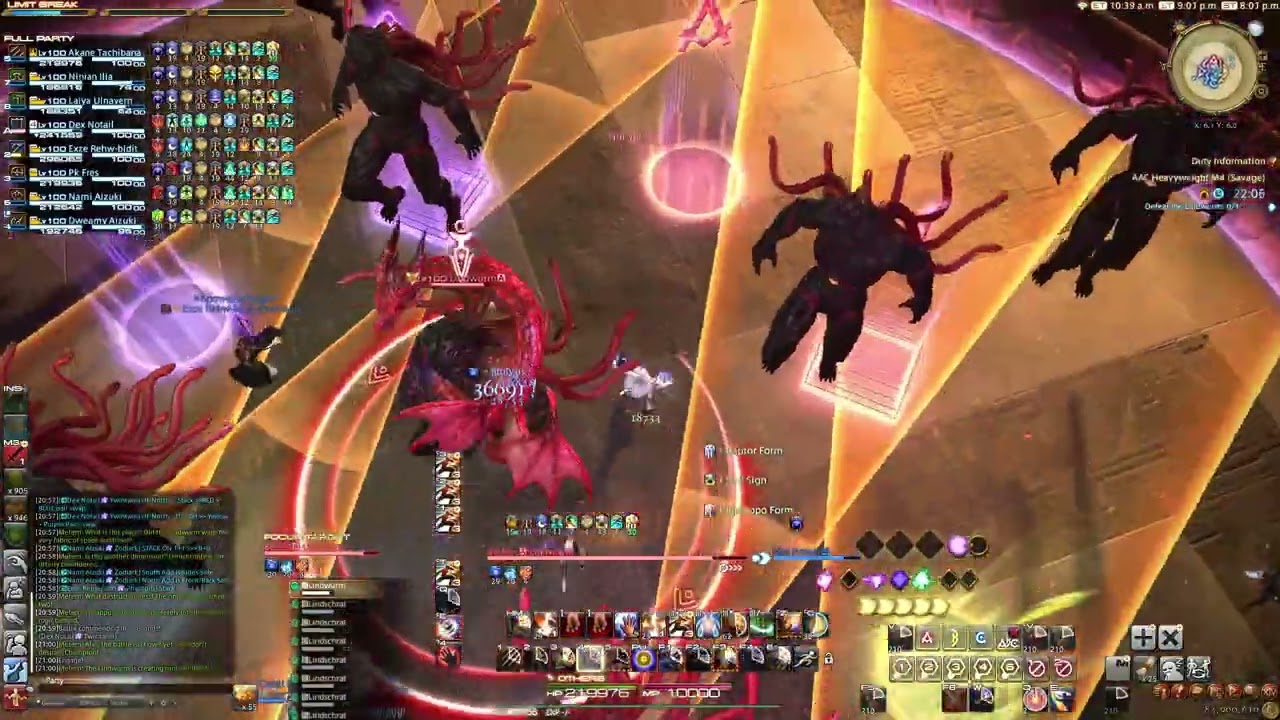 FFXIV M12S MNK PoV