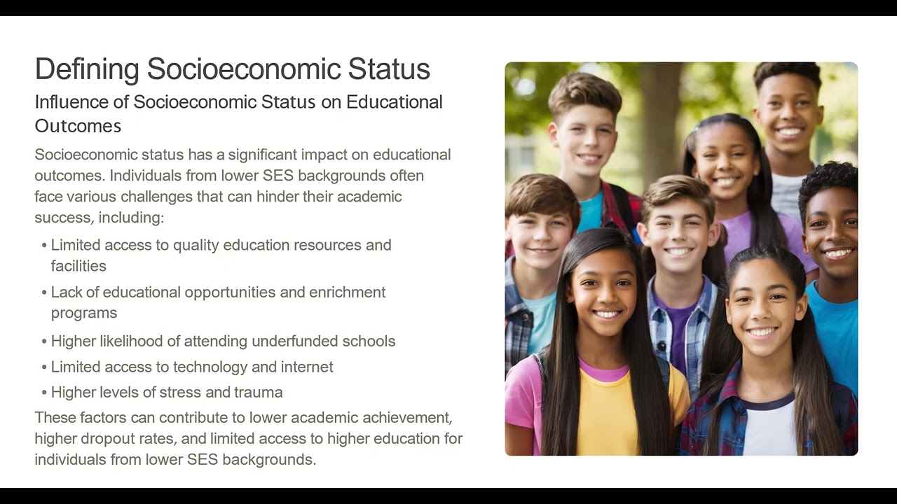 Socioeconomic Status and Educational Outcomes with Dr. Timothy Gadson