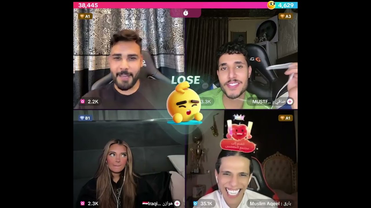 محمود المكسيكي و هوازن رباعي ضحك وناسة مع بارق و صافي