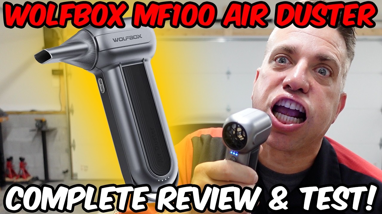 Wolfbox Compressed Air Duster – Full Review and Real Tests!