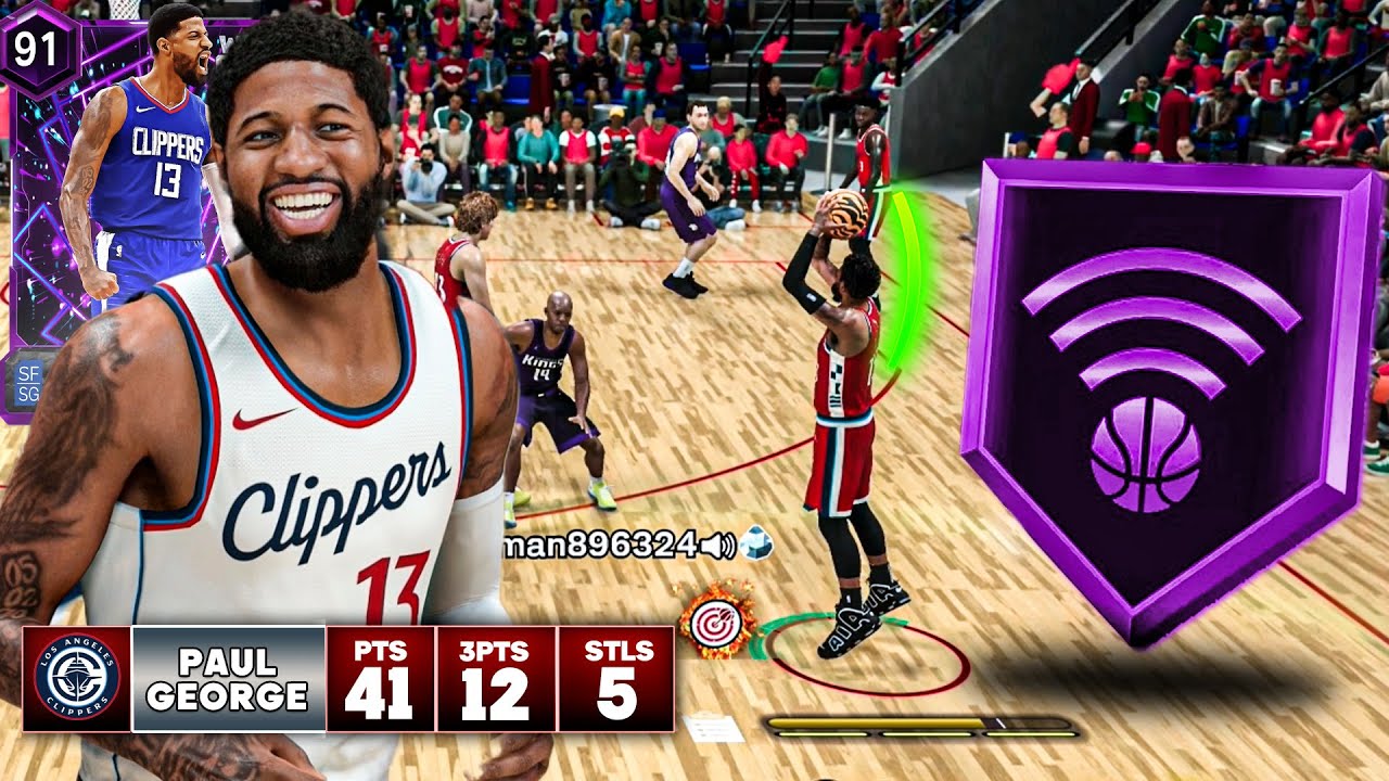 This MF Wild Gems Paul George is 100% BROKEN 😂😂😂😂😂😂 (NBA 2K26)