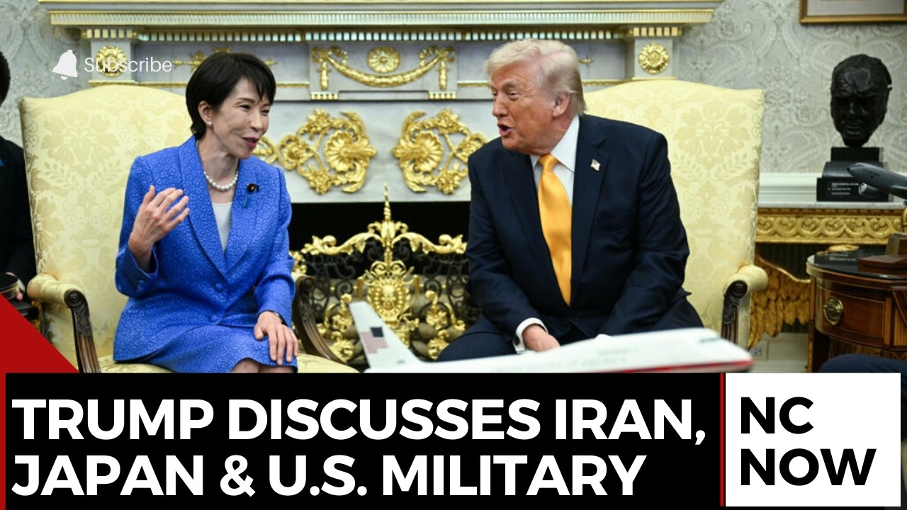 President Trump Discusses Iran, Japan & U.S. Military Moves