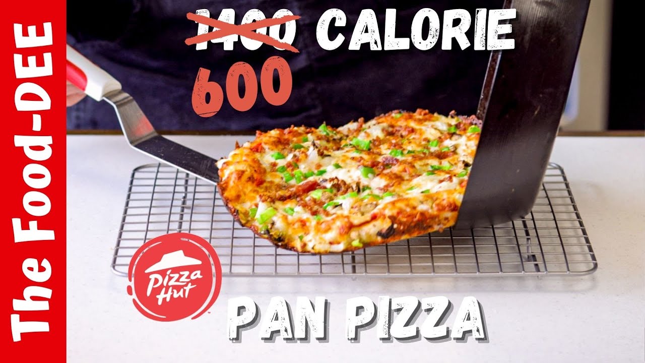 How To Make Low Calorie High Protein Pan Pizza (600 Calorie Pizza Hut Pan Pizza)