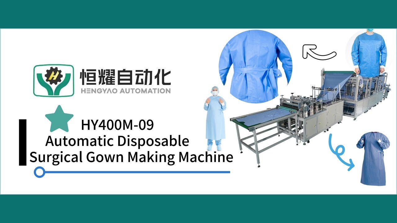 Automatic disposable surgical gown making machine|How to make a surgical gown
