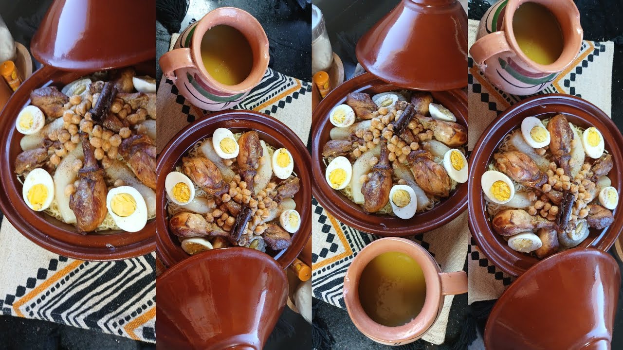 رشتة بنكهة زمان 😍 | الرشتة الجزائرية التقليدية بمرقة مجمرة بالدجاج