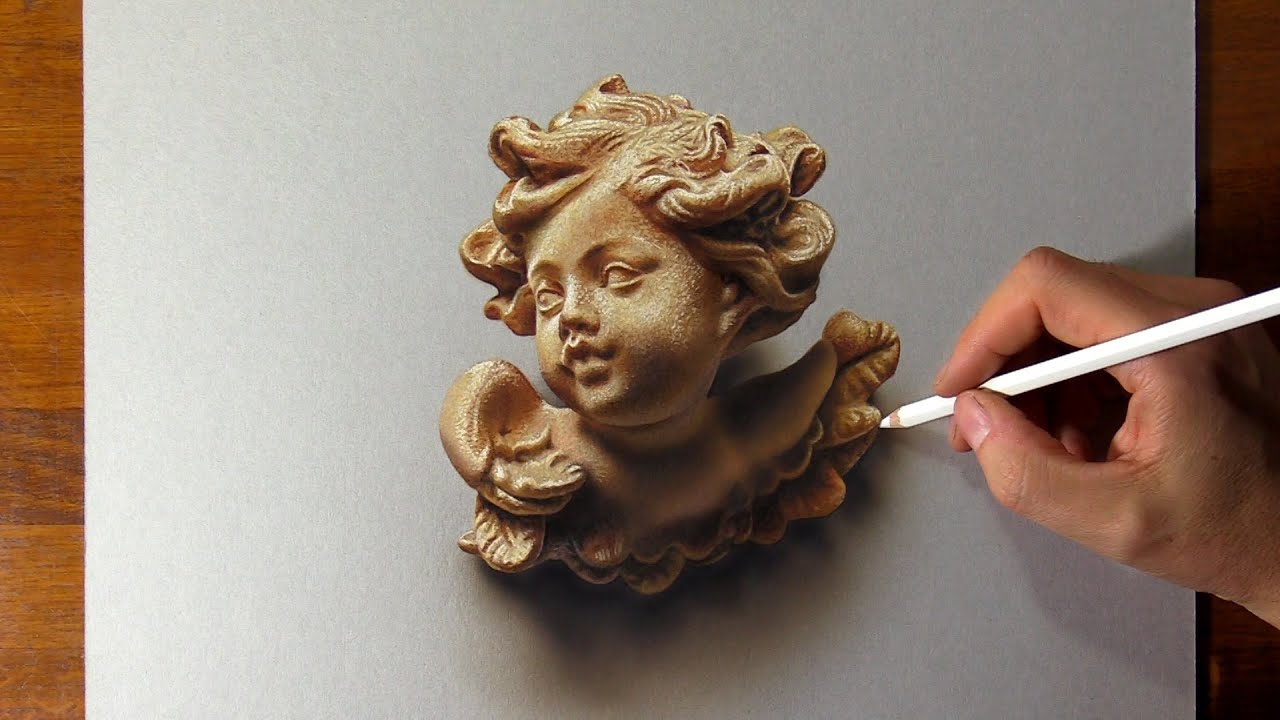 Angel's Head Drawing 👼