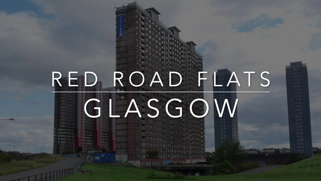 Red Road Flats Glasgow - Shortly Before Demolition