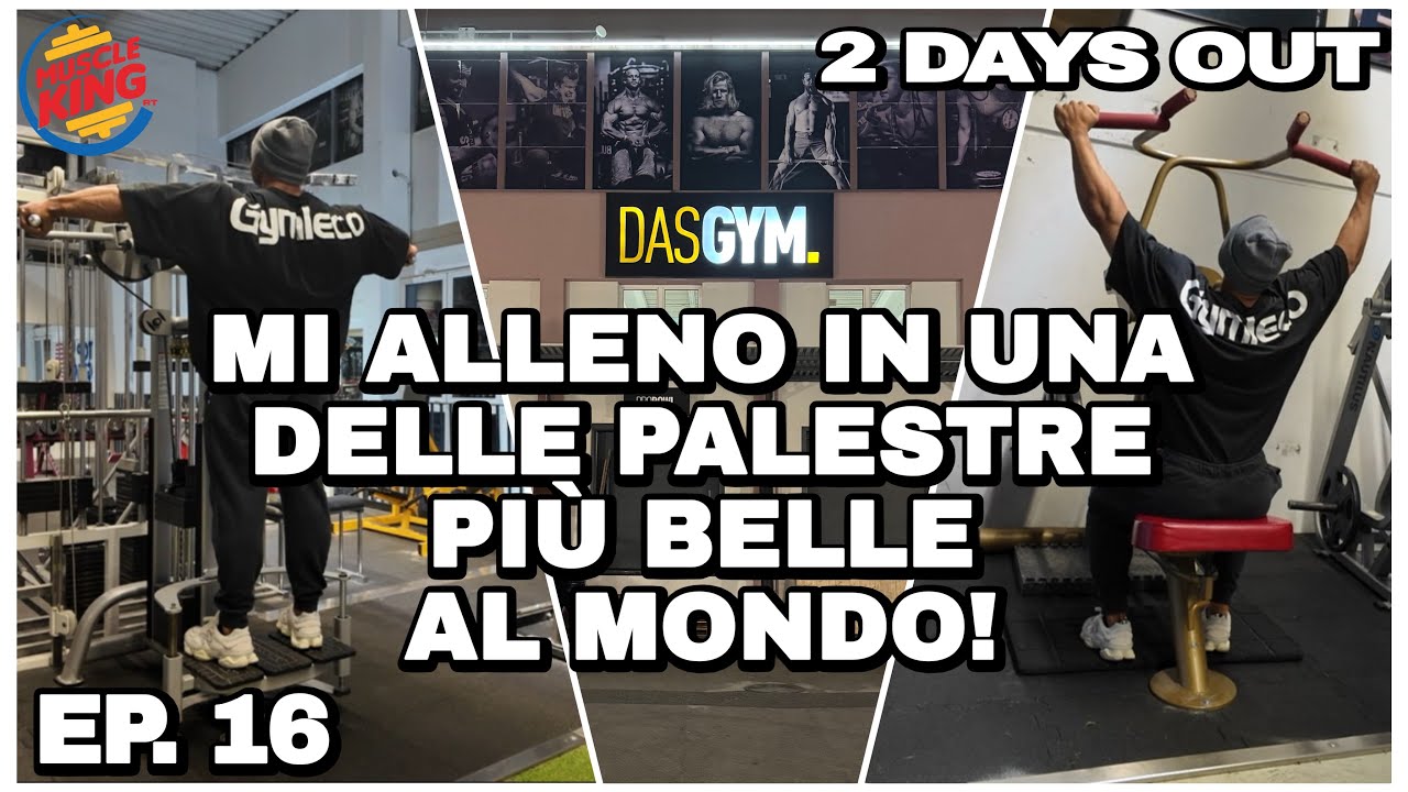 UPPER PUMP ALLA DAS GYM | 2 DAYS OUT | Prep Series EP. 16 | Riccardo Tesolin