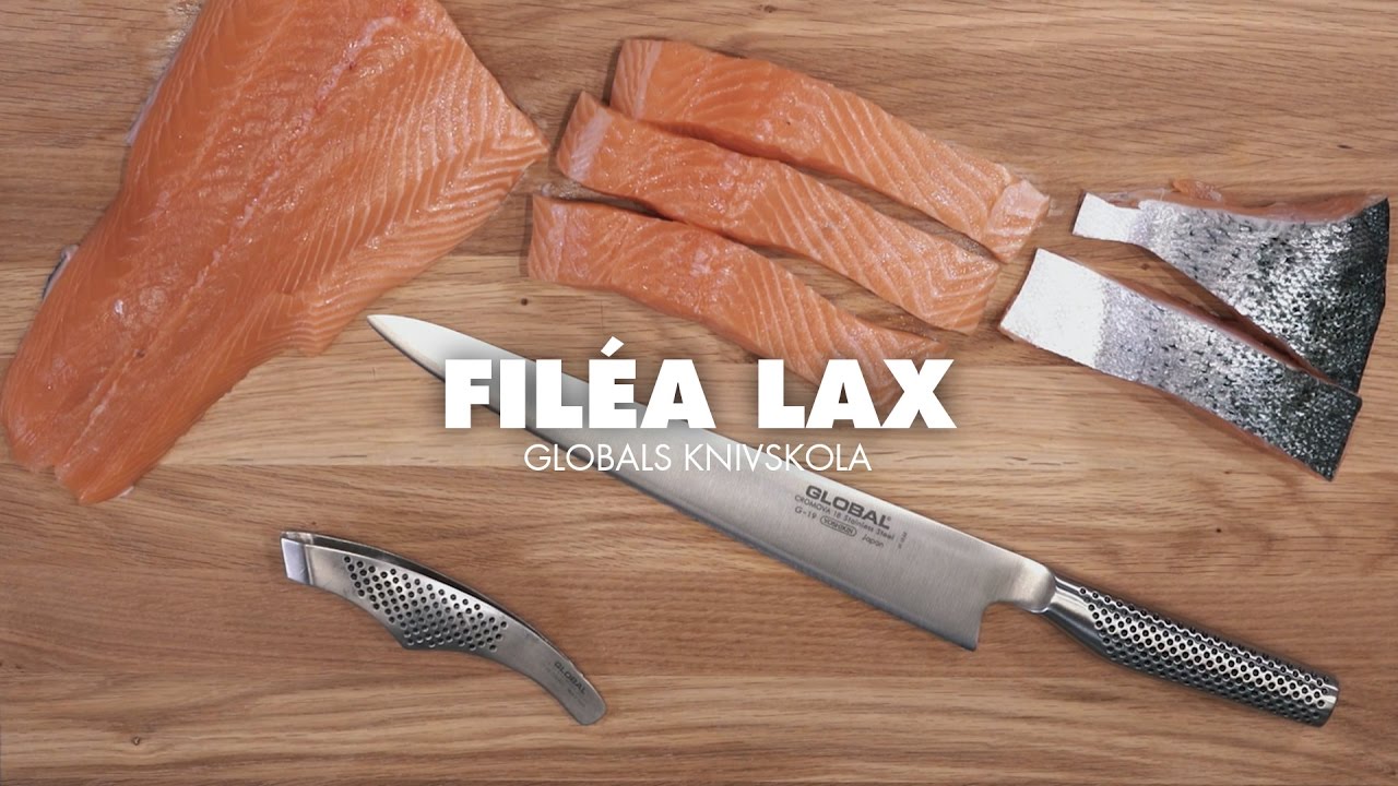 Globals knivskola: Filéa lax