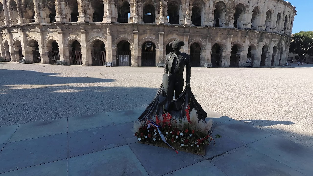 [4K] Walking in Nîmes, Gard, FRANCE