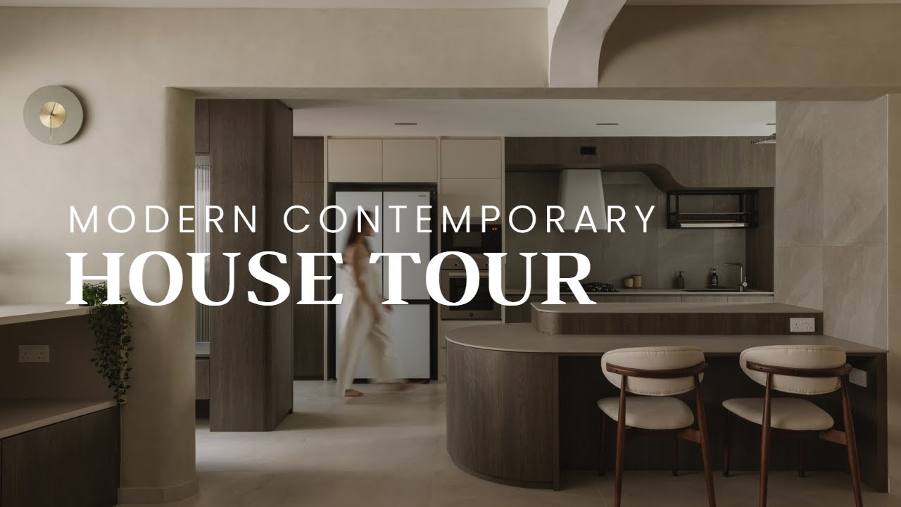Modern Contemporary Executive Maisonette Home Tour | HDB Renovation Singapore | Spouse The House