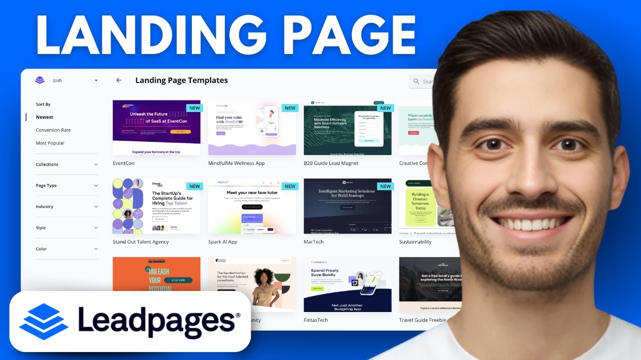 Leadpages Landing Page Tutorial - Step by Step