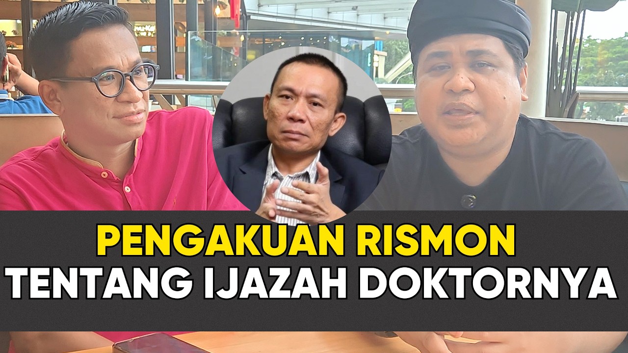 AKHIRNYA RISMON AKUI, IJAZAH JEPANGNYA !