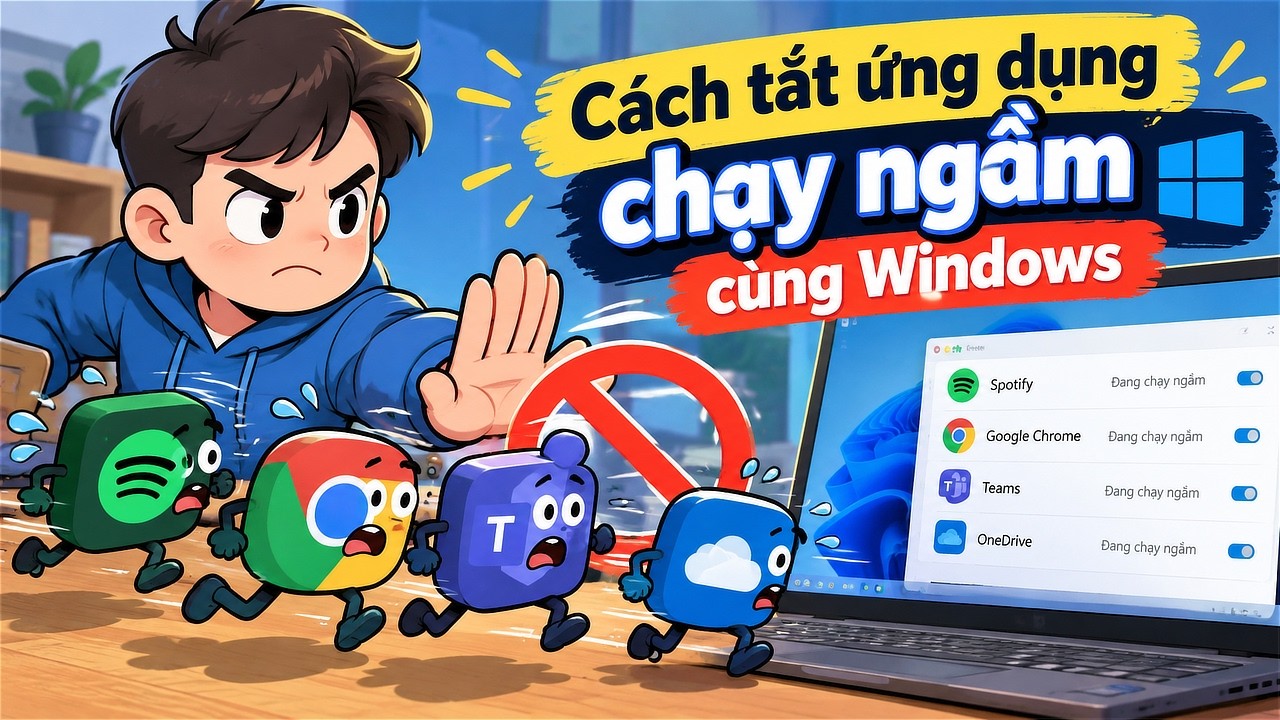 C&aacute;ch tắt ứng dụng 