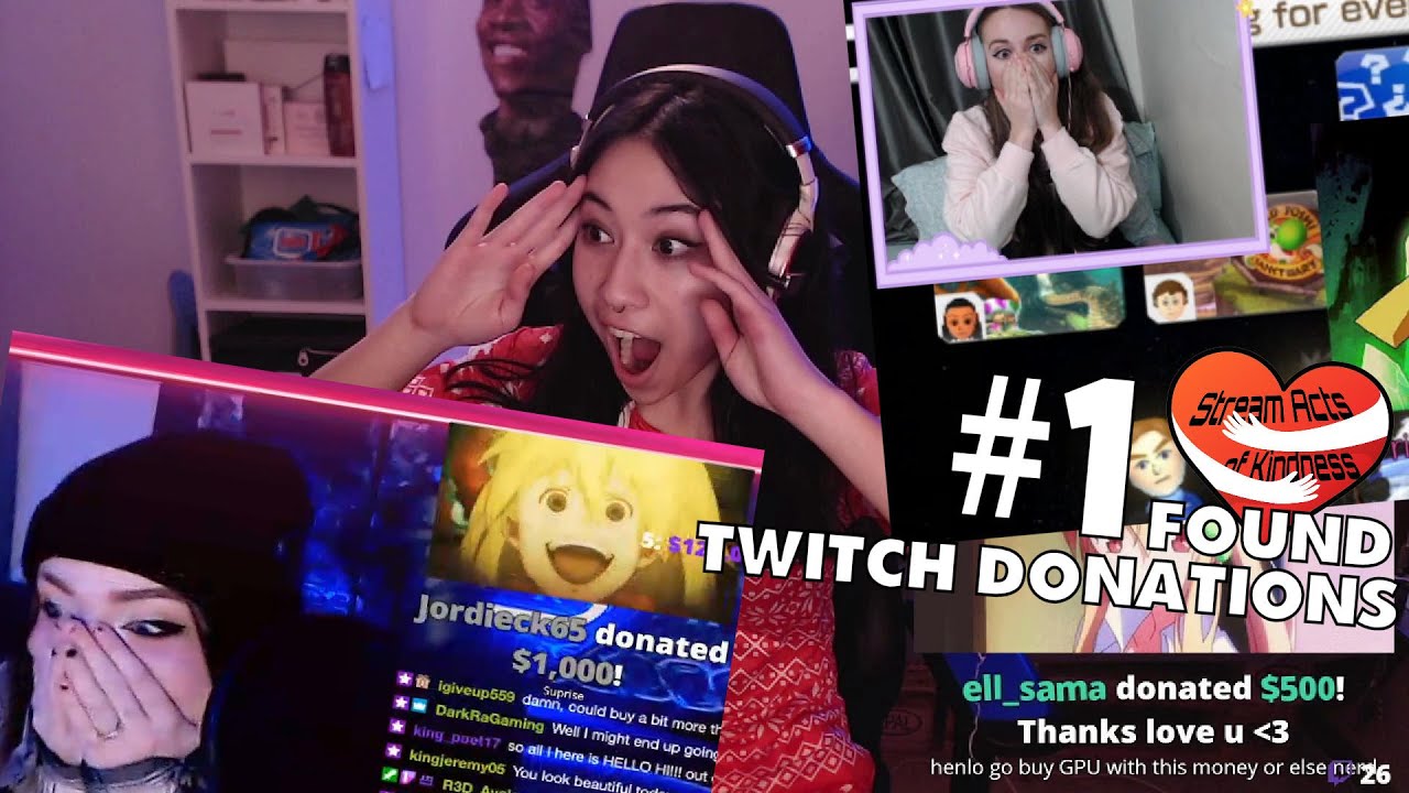 Twitch Donations to Smaller Streamers