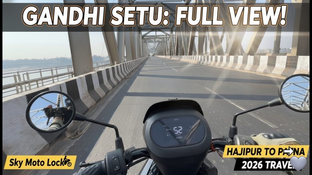 Gandhi Setu Full Coverage: Hajipur se Patna Tak ka Safar | Sky Moto Locks 🏍️(@SKYMotologs )