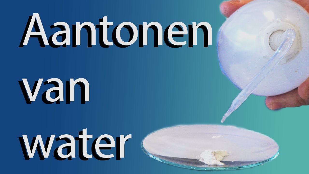 Aantoingsreactie van water