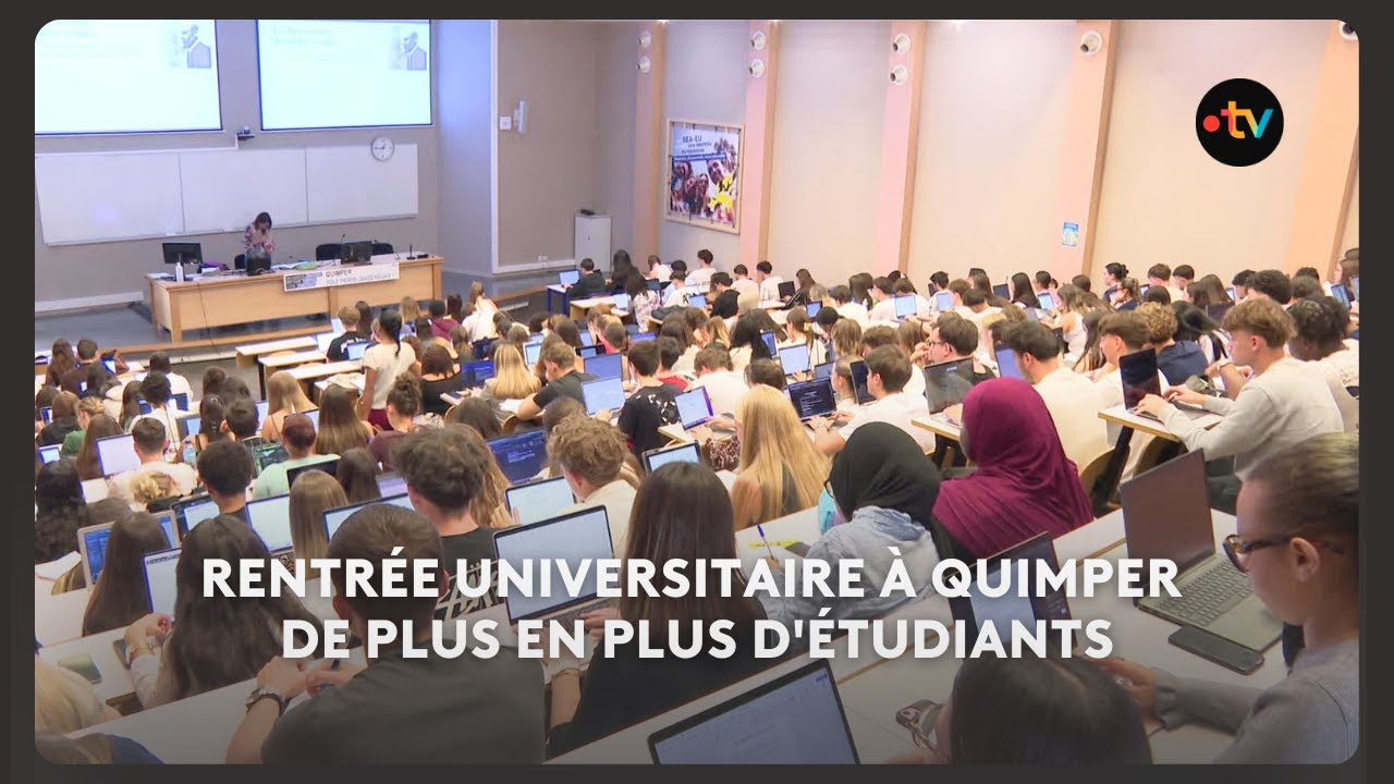 Rentr&eacute;e universitaire &agrave; Quimper qui attire de plus en plus d'&eacute;tudiants
