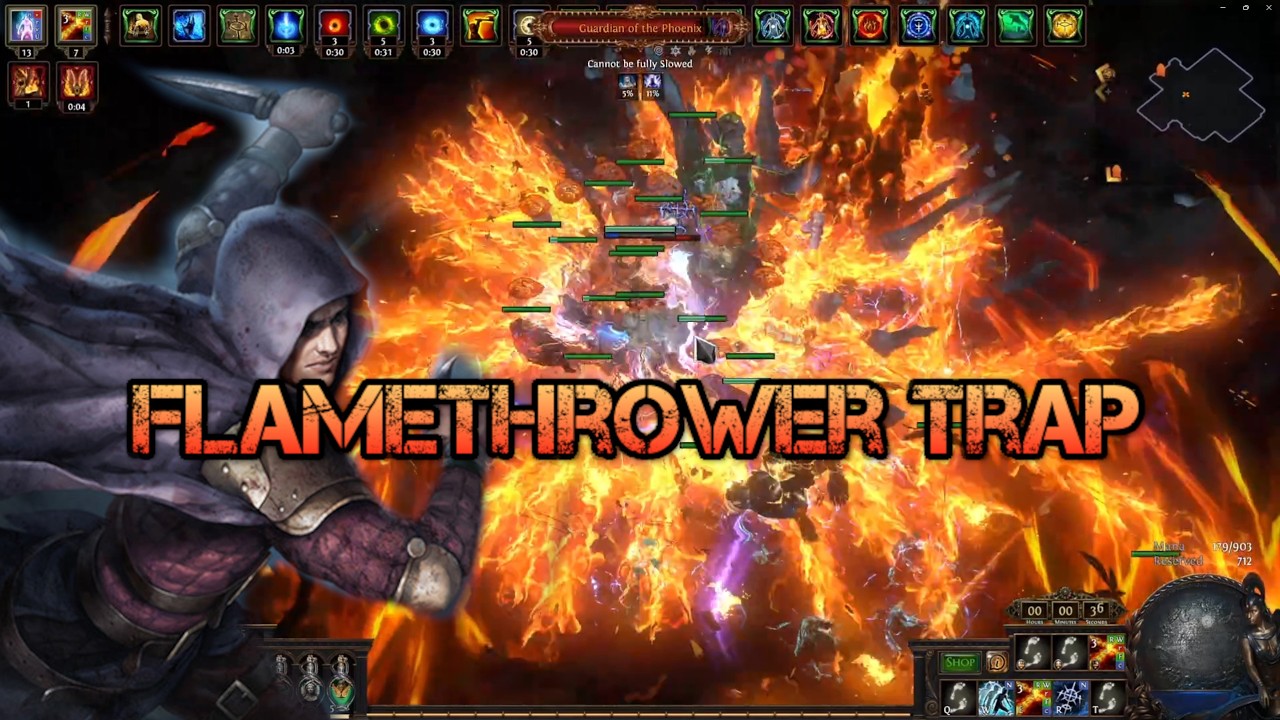 Flamethrower Trap of Stability Trickster