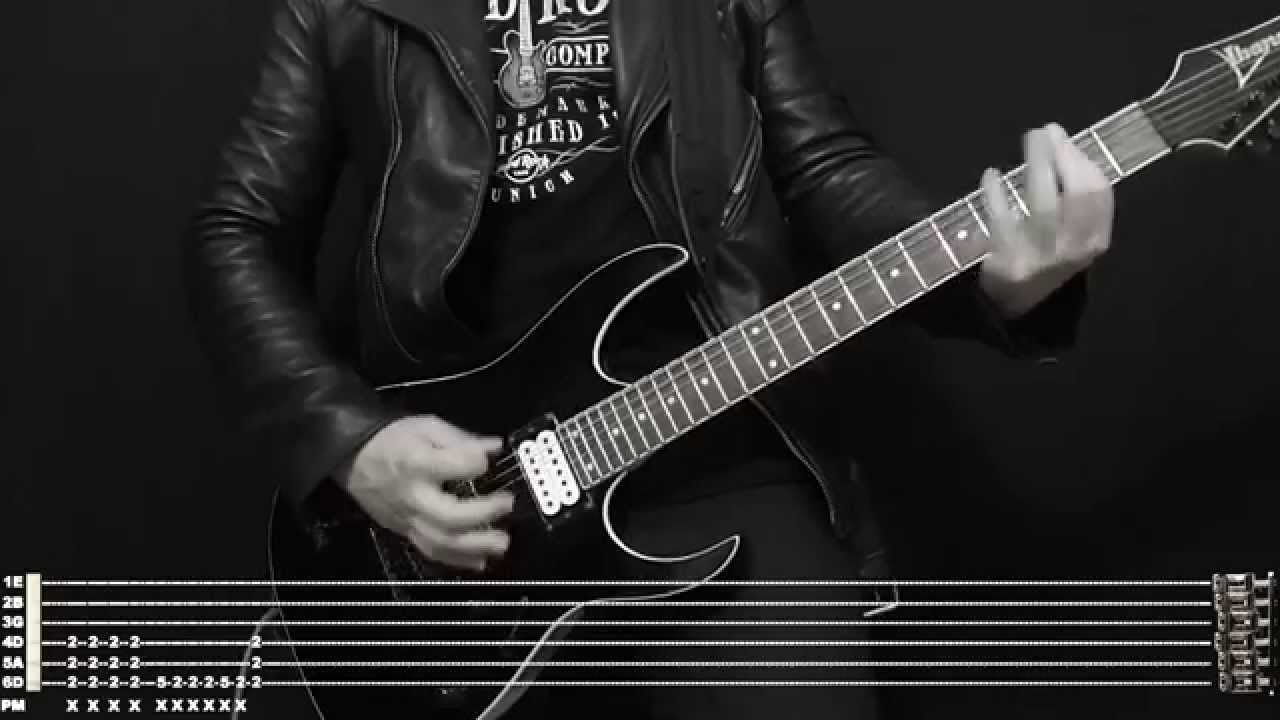 Rammstein Bestrafe Mich instrumental cover with tabs and backing track