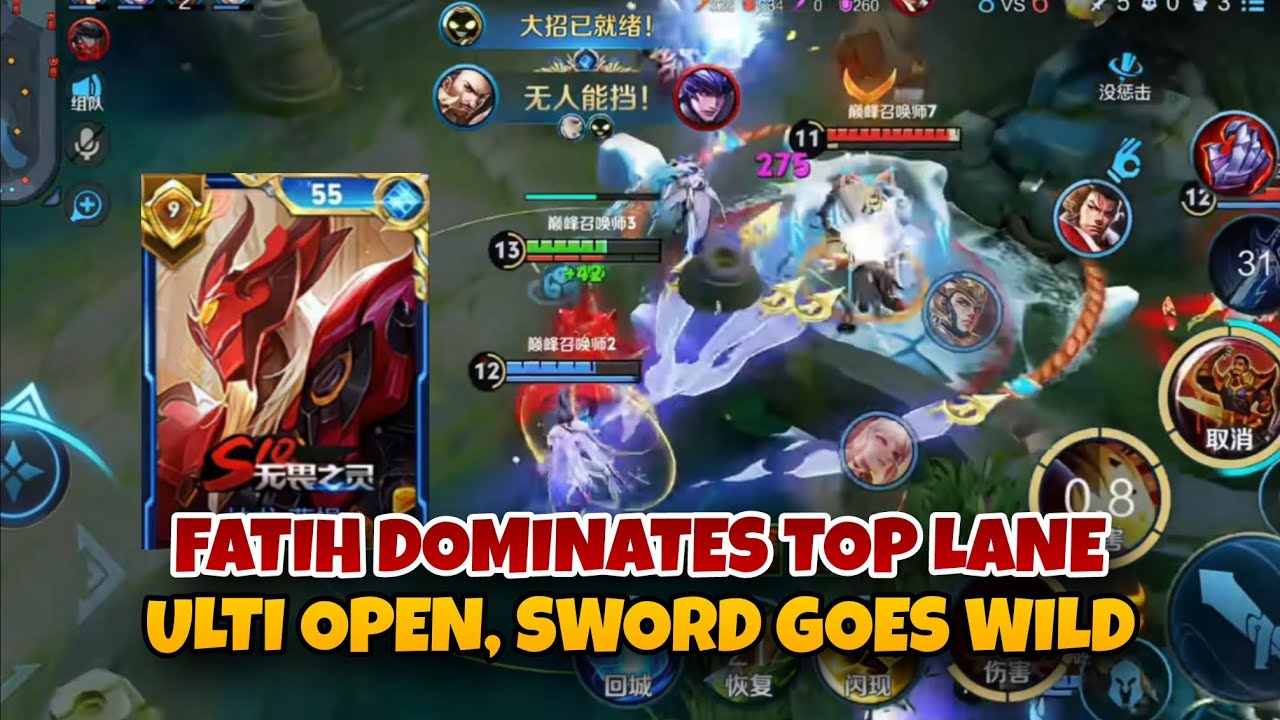 TOP LANE MONSTER! FATIH (CAO CAO) DOMINATING AND DROPS 15.8 POINTS | HONOR OF KINGS