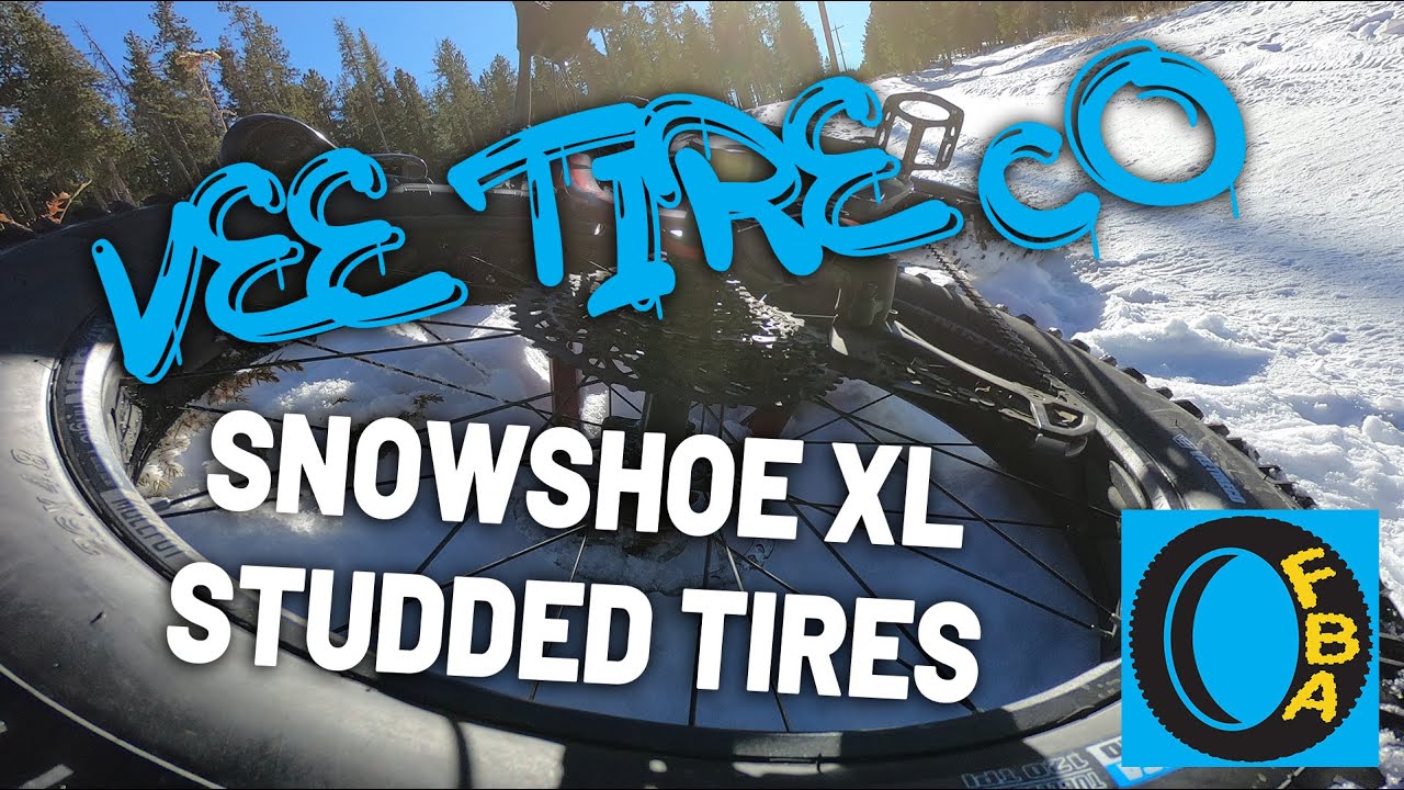 Test Ride | Vee Tire Co. Snowshoe XL Studded Silica Compound Black Fat Bike Tire | Fat Bike Asinine