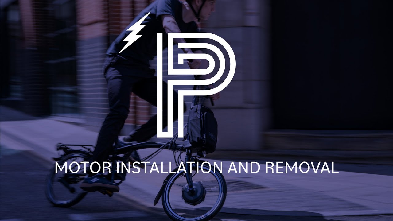 Brompton Electric P-Line — установка и снятие двигателя