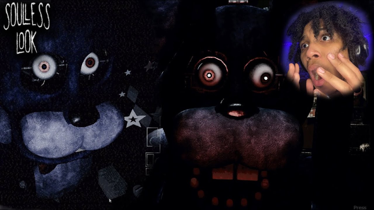 Five nights at Freddy's Soulless look pt1: I COULDN'T EVEN BEAT THE FIRST NIGHT!!!!!
