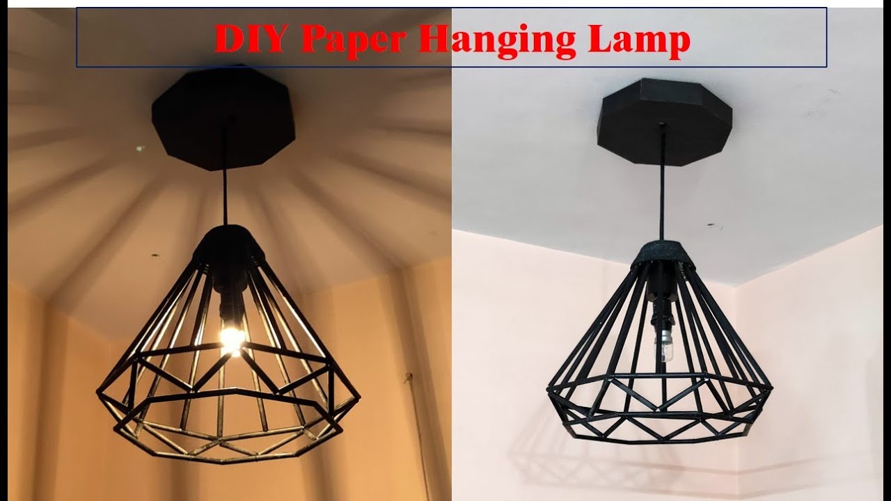 Home Made Paper Lamp By Crazy Art 4U