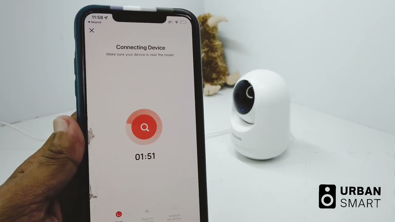 How to connect wifi camera to Tuya smart home app