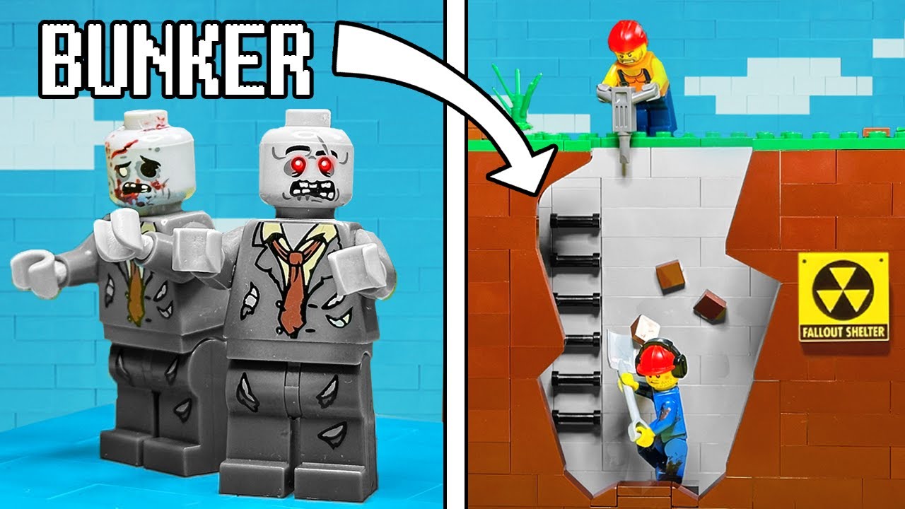 I built a MASSIVE LEGO FALLOUT ZOMBIE BUNKER