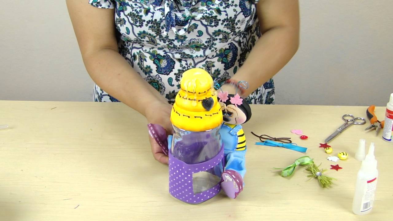 PARTE 3: Abejita Fofucha Base centro de mesa regalo