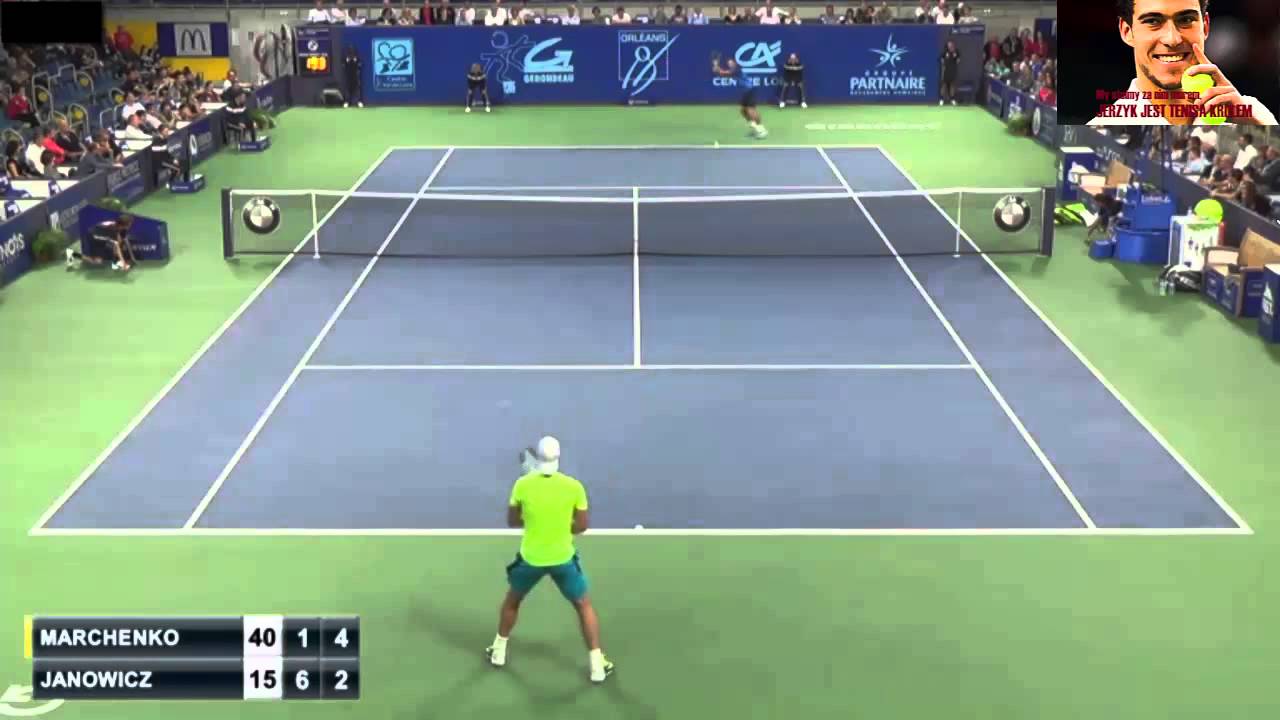 OPEN D'ORLEANS 2015: Jerzy Janowicz - Illya Marchenko HIGHLIGHTS HD