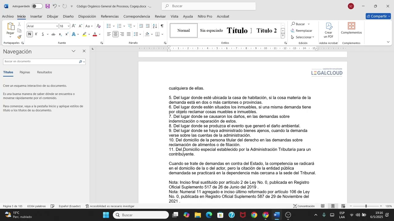 NORMAS GENERALES COGEP ECUADOR 2025